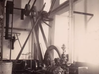 Strojovna - nyní konferenční sál